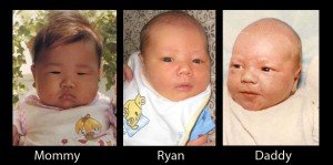 Ryan looks like both mommy AND daddy