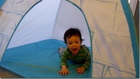 Some fun in the tent