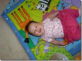 Madeline is a happy baby