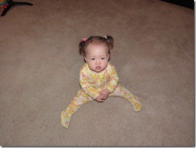 First day in pigtails