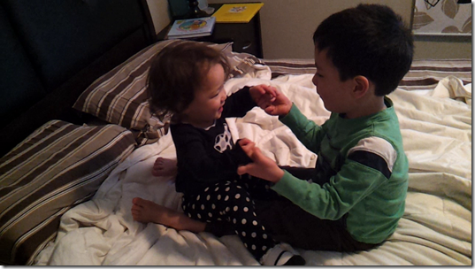 My big brother can be sweet